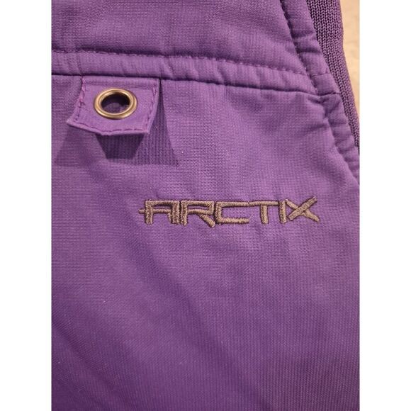 Arctix Youth Insulated Snow Bib Overalls – Purple XL - Picture 4 of 6